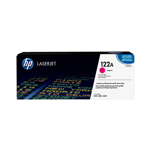 Genuine HP 122A Magenta LaserJet Toner Cartridge (Q3963A)