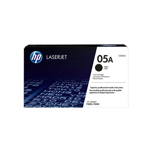 Genuine HP 05A Black LaserJet Toner Cartridge (CE505A)