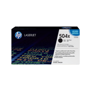 Genuine HP 504X High Yield Black LaserJet Toner Cartridge (CE250X)