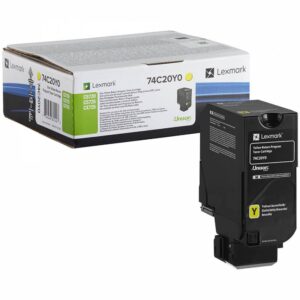 Lexmark 74C50Y0 Original Yellow Cartridge